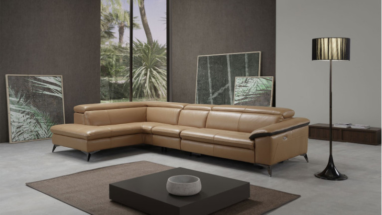 MONZA electric corner sofa with chaise longue