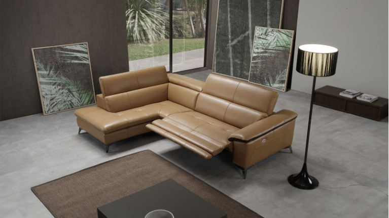 MONZA electric corner sofa with chaise longue