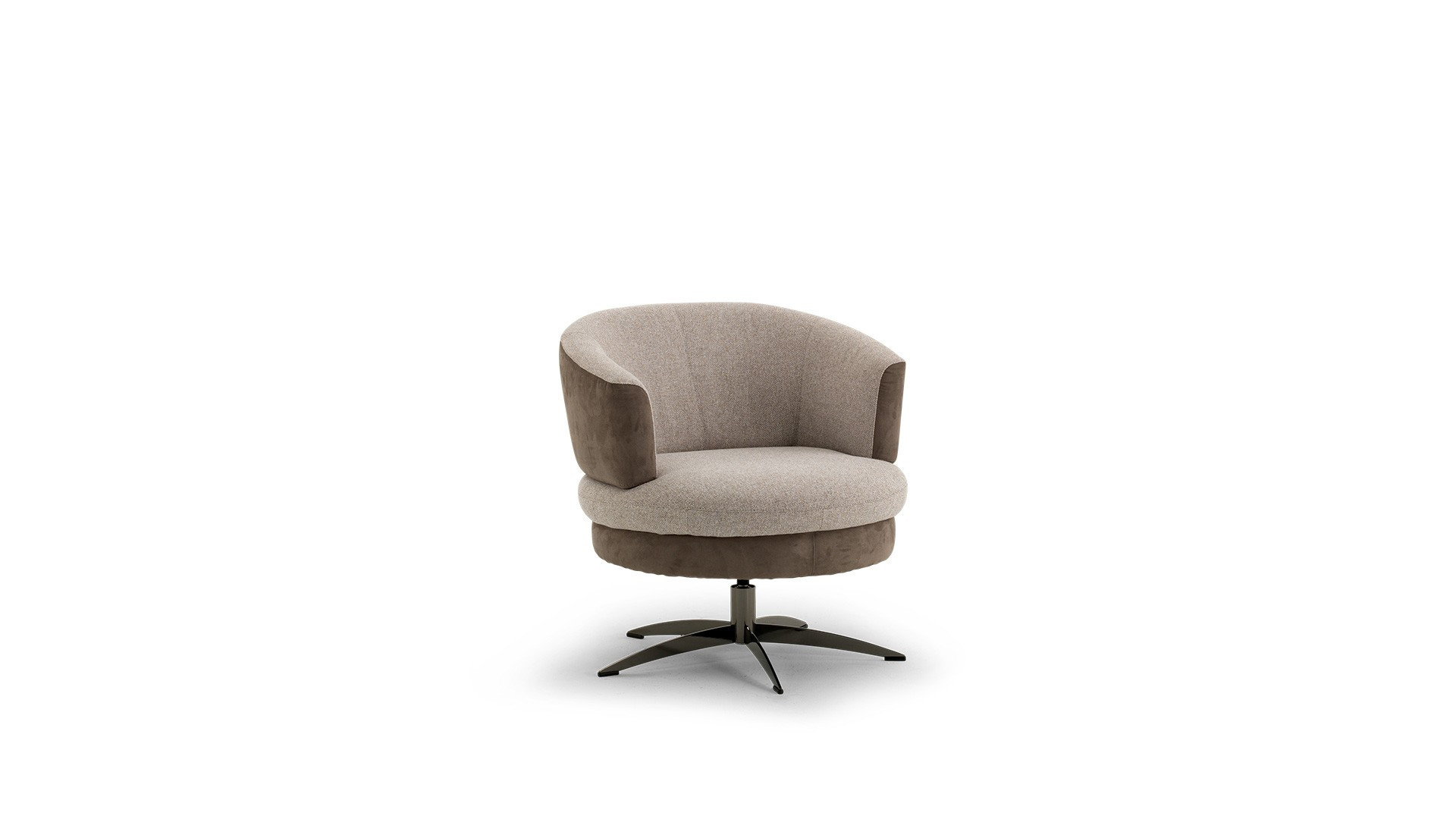 BLENDA swivel armchair | Combine comfort and design in your living room