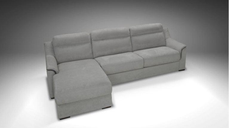 Canapé d'angle chaise longue convertible PHUKET - Idéal pour bénéficier d'un couchage supplémentaire