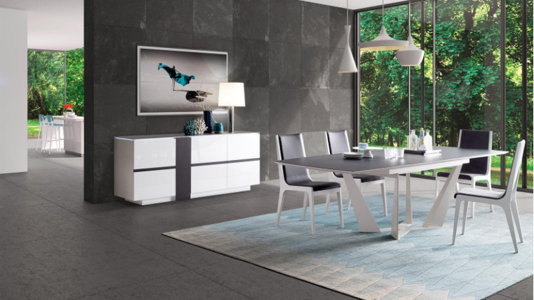 CROSS| Extendable dining table A top-of-the-range dining experience