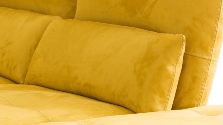 Canapé ALADIN | Straight sofa with adjustable headrests