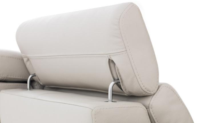 Sofa PAGODA | Straight sofa in leather, fabric or microfiber