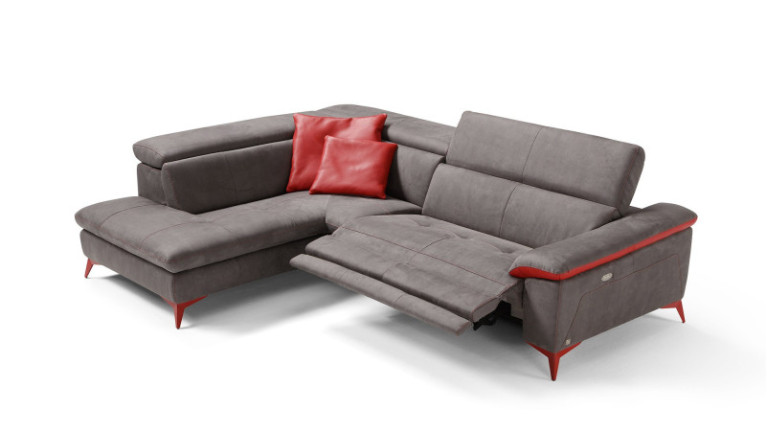 MONZA electric corner sofa with chaise longue