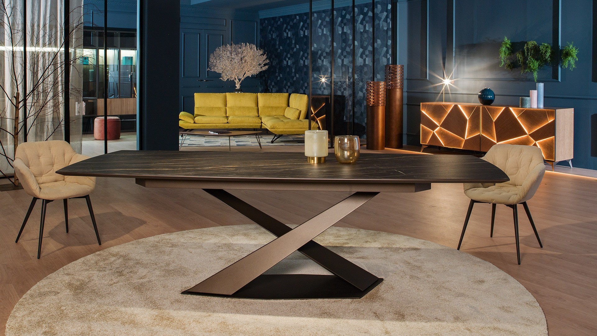 ECLIPSE extendable dining table | A top-of-the-range dining room