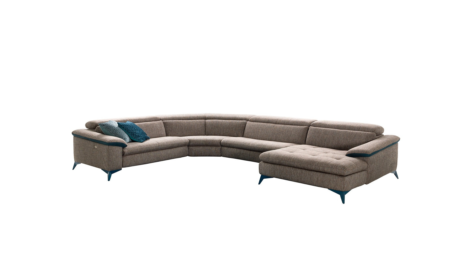 MONZA panoramic corner sofa | A high-end living room