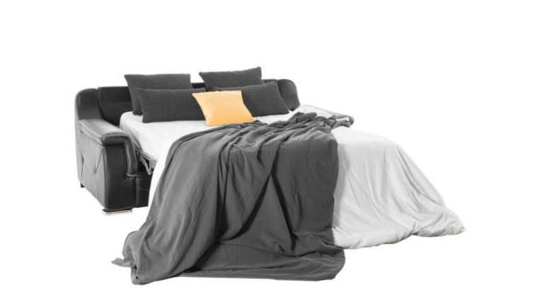 Canapé convertible cuir...