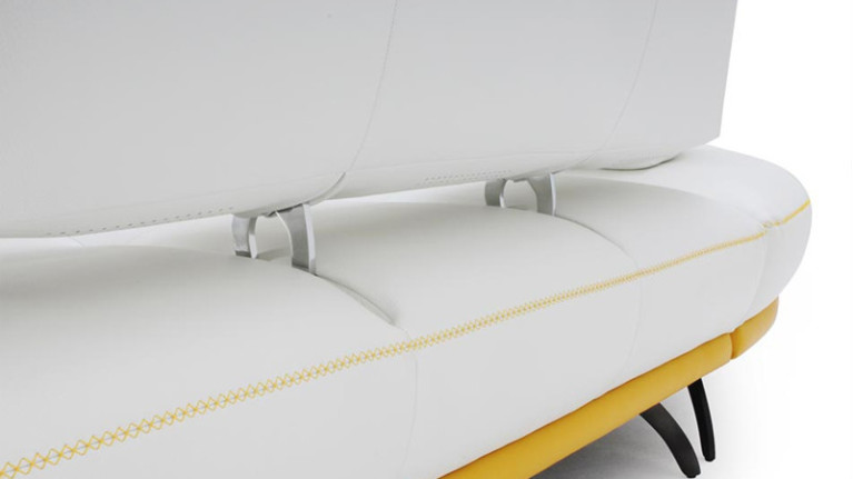 BOGART sofa | Curves accentuated by elegant stitching