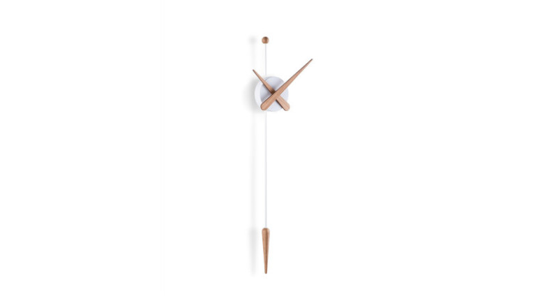 Horloge murale PTA - Horloge murale PTA au design avant-gardiste. Réinterprète l'horloge à pendule classique.
