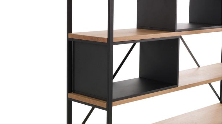 Bookcase for TV cabinet FABRIQUE | Adapted to your needs