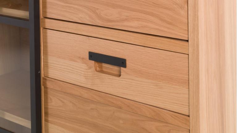 3-door 1-drawer showcase FABRIQUE | An elegant showcase