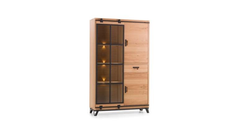 3-door 1-drawer showcase FABRIQUE | An elegant showcase