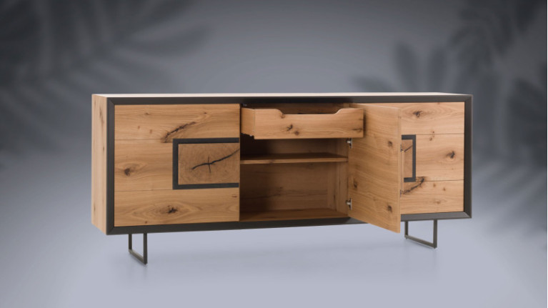 Buffet 3 portes CHALET | Un salon haut de gamme