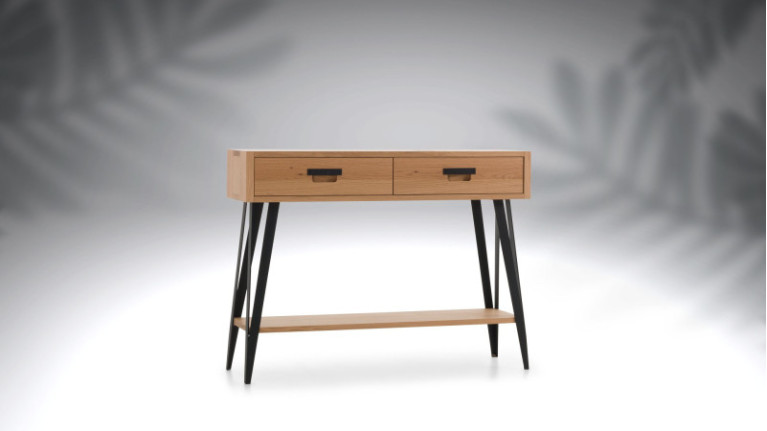 Console 2 tiroirs FABRIQUE