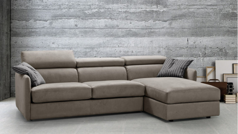 Canapé d'angle chaise longue convertible NIGHT DAY - Ce canapé-lit se décline en version canapé droit ou avec chaise longue et c