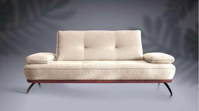 BOGART sofa | Curves accentuated by elegant stitching