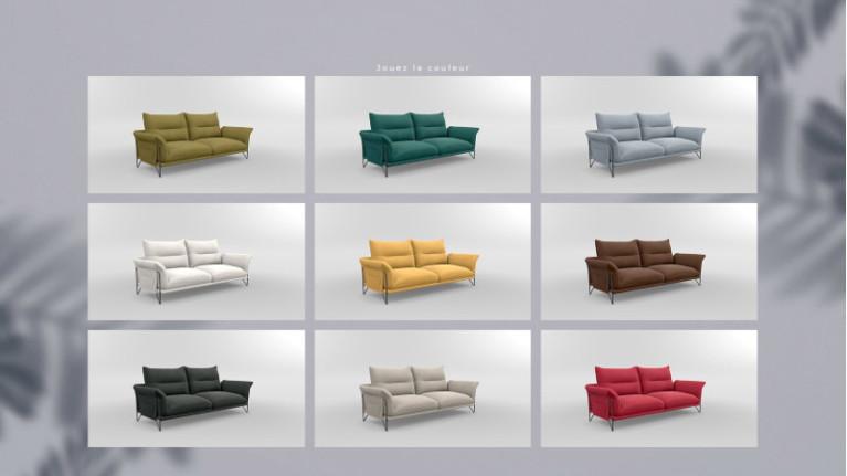 SUNSET sofa | 2-3-seater upright sofa