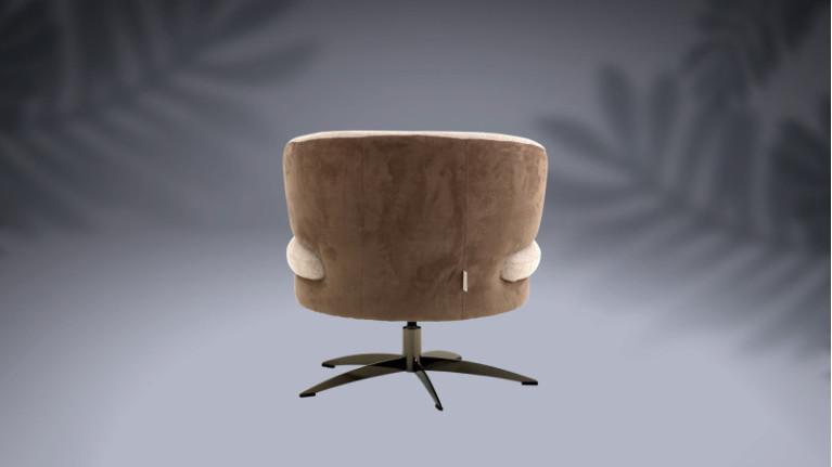 BLENDA swivel armchair | Combine comfort and design in your living room