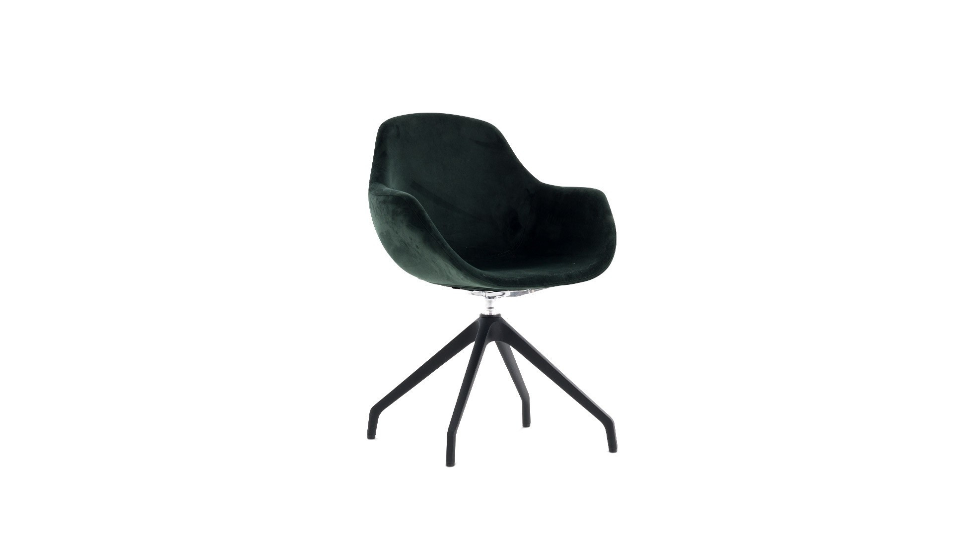 Chaise MAYA - Design chair with customizable color and base. Quality Italian manufacturing.
