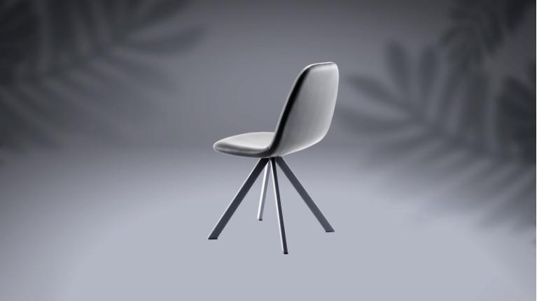 KUBE chair - Customizable color and base