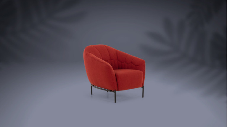 Fauteuil MACARON - À la fois design et confortable, il s'adapte à votre intérieur grâce à ses lignes arrondies et chaleureuses.