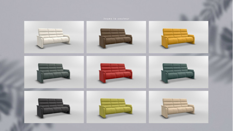 SMILE multi-color sofa