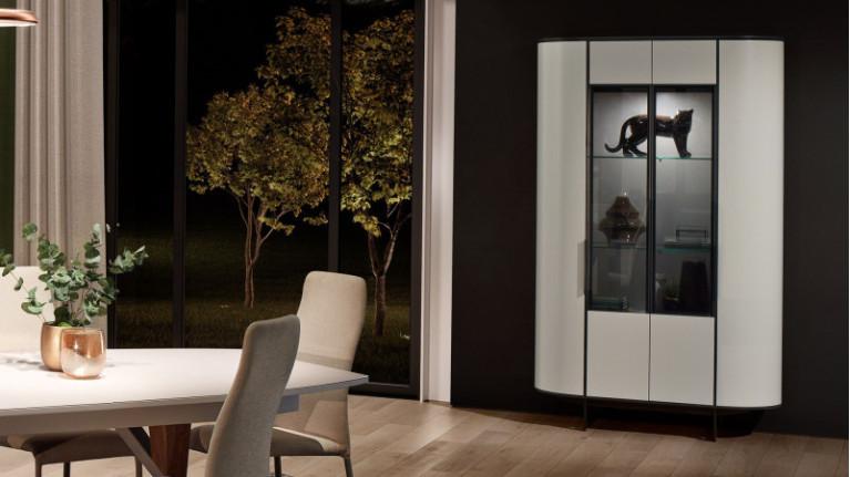 Vitrine CIRCUS | A contemporary, round design