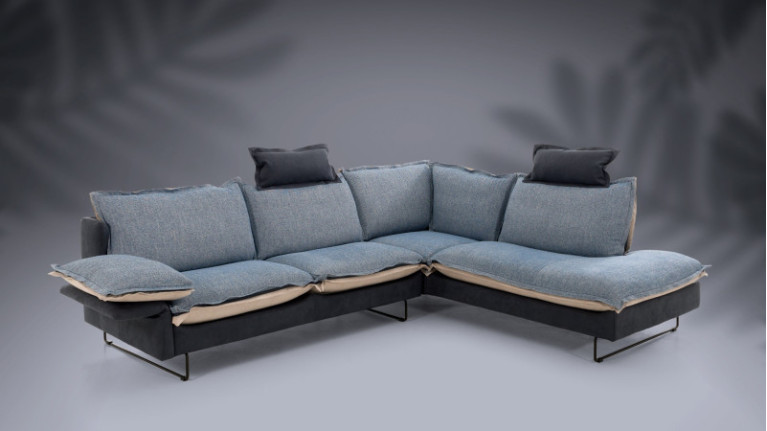 QUADRO corner sofa chaise longue | Soft comfort