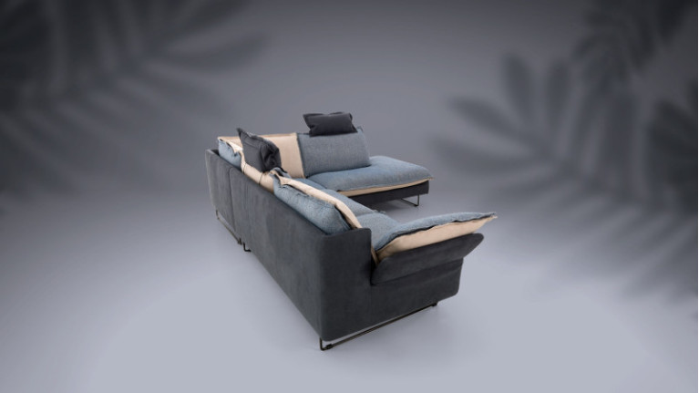 QUADRO corner sofa chaise longue | Soft comfort