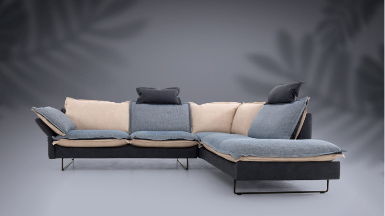 QUADRO corner sofa chaise longue | Soft comfort