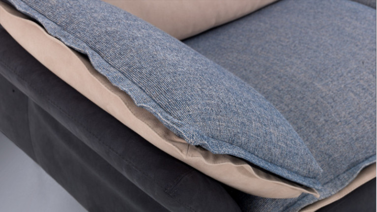 QUADRO corner sofa chaise longue | Soft comfort