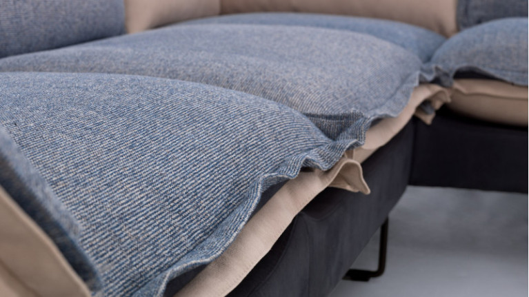 QUADRO corner sofa chaise longue | Soft comfort