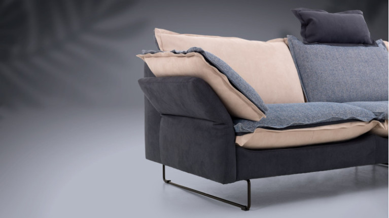 QUADRO corner sofa chaise longue | Soft comfort