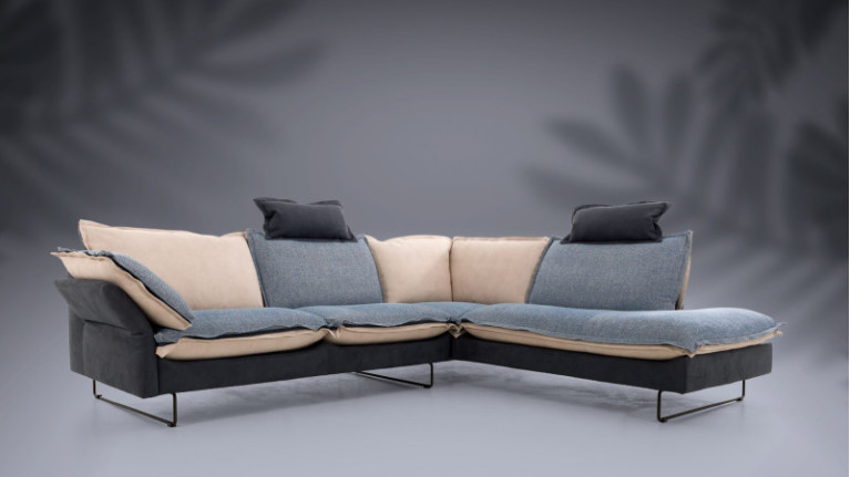 QUADRO corner sofa chaise longue | Soft comfort