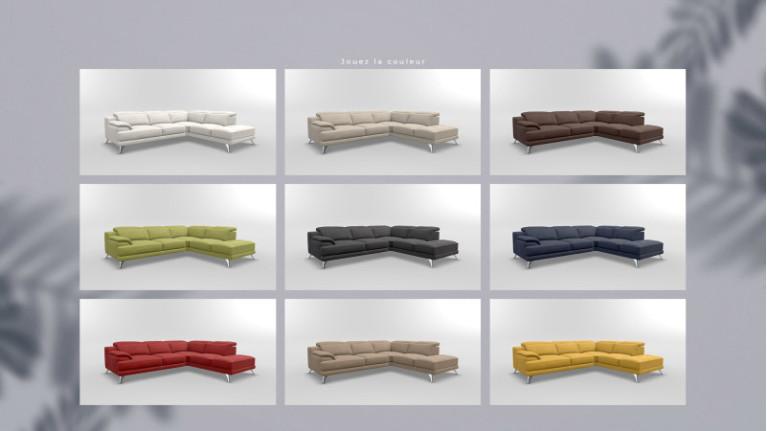 MERIBEL corner sofa | A top-of-the-range living room