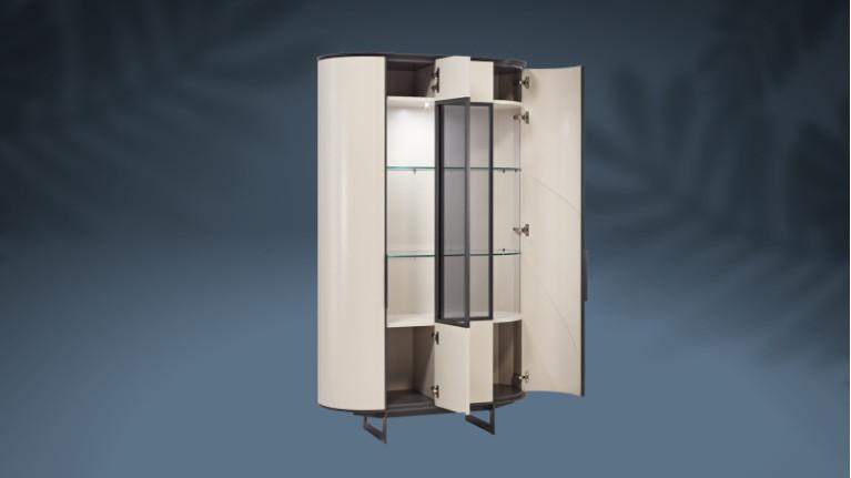 Vitrine CIRCUS | A contemporary, round design
