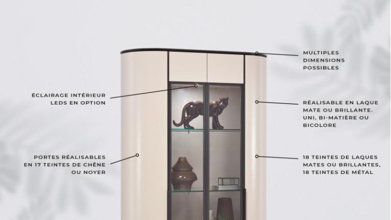 Vitrine CIRCUS | A contemporary, round design