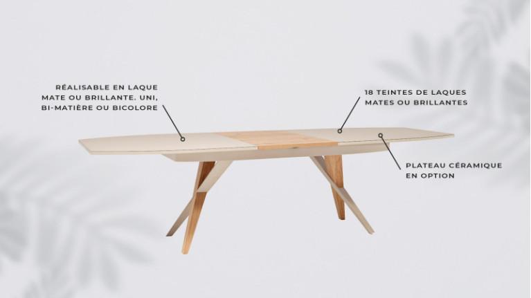 CIRCUS extendable dining table | Contemporary and elegant design