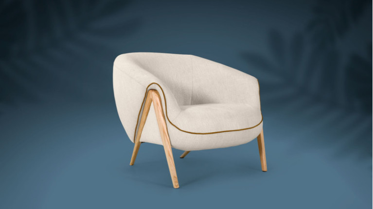Fauteuil IGLOO - Adoptez un style coocooning avec ce fauteuil aux rondeurs accueillantes et confort