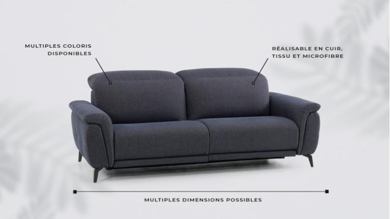 YONDO electric recliner sofa | Back to wall system