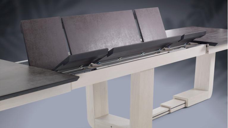 EDEN extendable dining table | From 220 to 390 cm long