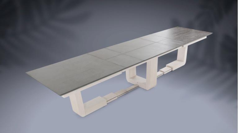EDEN extendable dining table | From 220 to 390 cm long