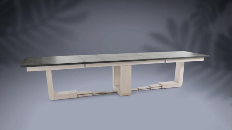EDEN extendable dining table | From 220 to 390 cm long