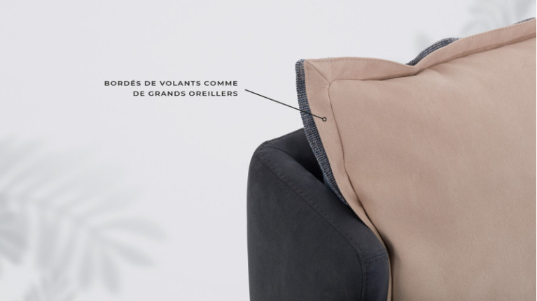 QUADRO corner sofa chaise longue | Soft comfort