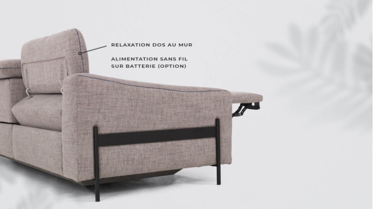 LUNIA electric recliner sofa | Soft comfort and unique style