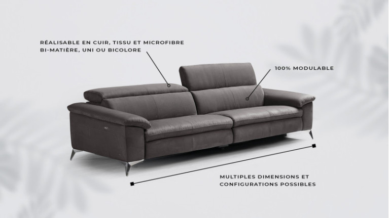 MONZA sofa | Multiple dimensions and configurations