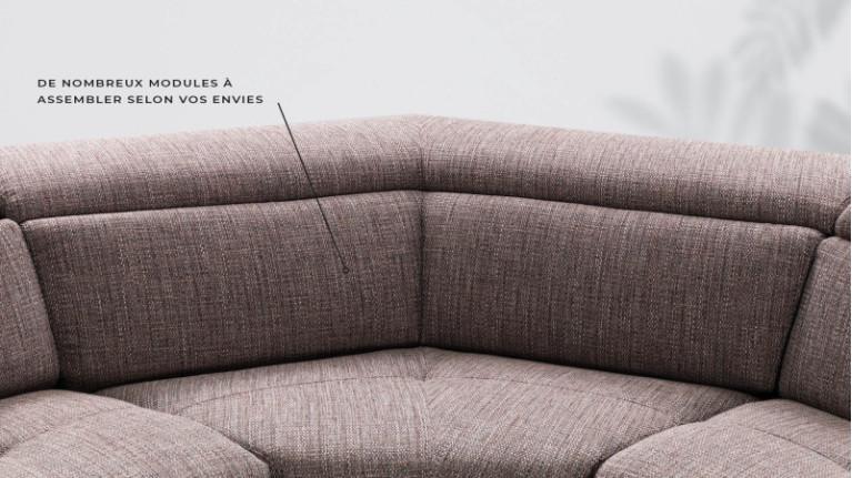 MONZA panoramic corner sofa | A high-end living room
