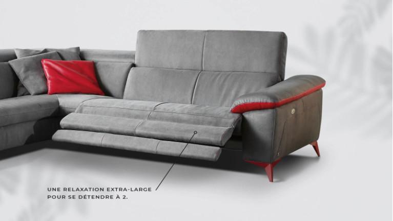 MONZA panoramic corner sofa | A high-end living room