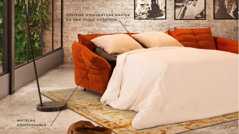 OPERA corner sofa bed | High-end sofa bed