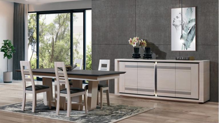 EDEN extendable dining table | From 220 to 390 cm long